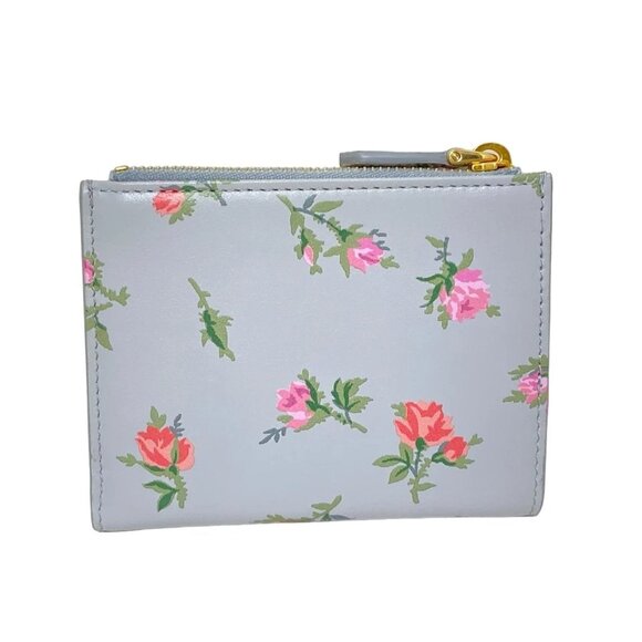 PRADA - Light Blue Multi Leather Bifold Wallet 525-071925 - Picture 2 of 5